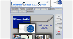 Desktop Screenshot of industriecenter-specht.de